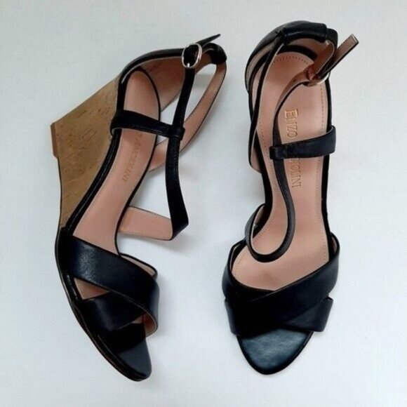 ENZO ANGIOLINI Womens Vanida Wedge Gold Cork Sz 6.5 - Picture 2 of 10